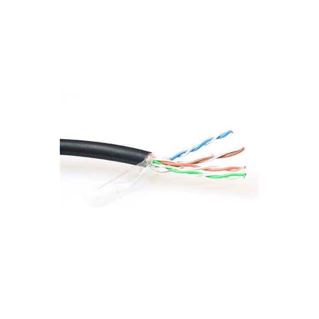 Kabel linka ACT F/UTP kat. 5e czarny LSZH FP790H