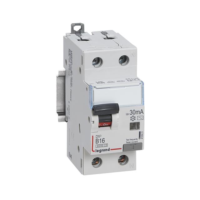 WYŁĄCZNIK RÓŻNICOWONADPRĄDOWY P 312 2P B 16A 30MA TYP AC SERII DX3, Legrand