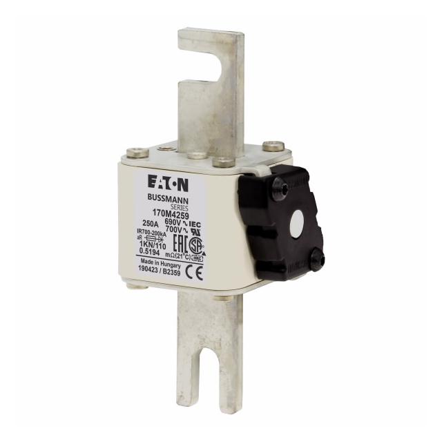 250A 690V 1KN/110 aR INDICATOR FUSE Wkładka szybka 250A AC 690V DIN 1 53x69x138 mm aR DI 170M4259 EA