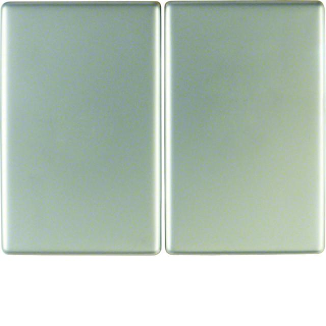 BERKER K.5 Klawisze do łącznika 2-klawiszowego stal szlachetna nierdzewna 14357004 HAGER