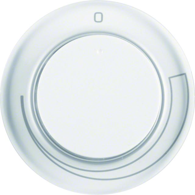 BERKER R.1/R.3 Płytka czołowa z pokrętłem do regulatora obrotów biały 11372079 HAGER