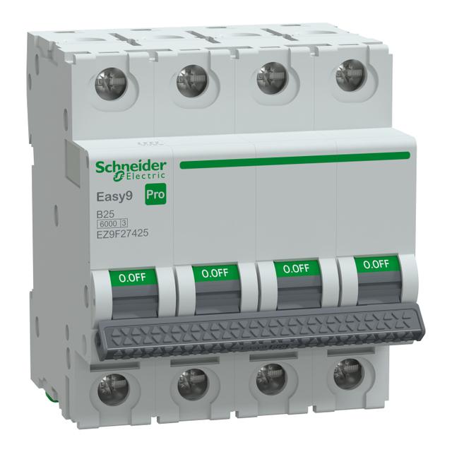 Wyłącznik nadprądowy Easy9 PRO 6kA 4P B25A EZ9F27425 Schneider