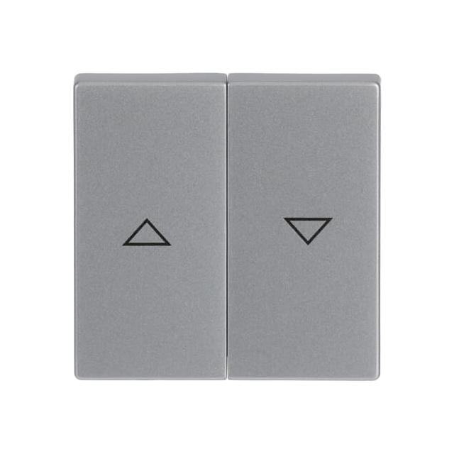 FUTURE Klawisz z nadrukiem Do wyłącznika/przycisku żaluzjowego aluminiowo srebrny