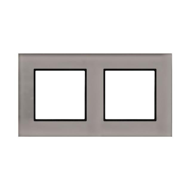ARIA Ramka podwójna - kolor szare szkło