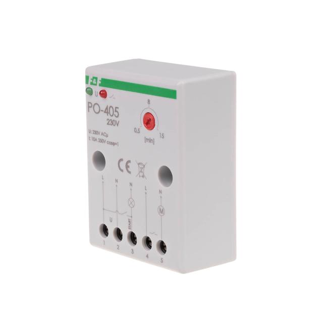 PRZEKAŹNIK CZASOWY Z OPÓŹNIONYM ODPADANIEM, STYKI: 1Z, I=10A, PRZEWÓD PRZYŁĄCZENIOWY