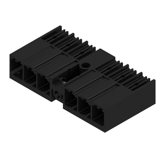 SV 7.62HP/06/90MSF4 3.5SN BK BX Wtyki PCB (złącza płyty), 7.62 mm, Liczba biegunów: 6, kąt odejścia: 90° /30szt./ 1048770000 WEIDMÜLLER