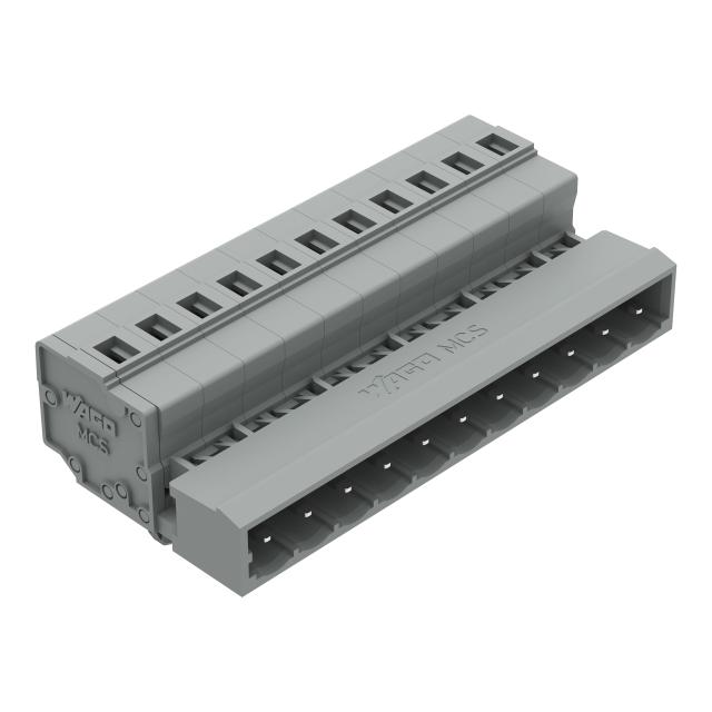 MCS-MIDI Classic wtyk 11-bieg. szary raster 5 mm