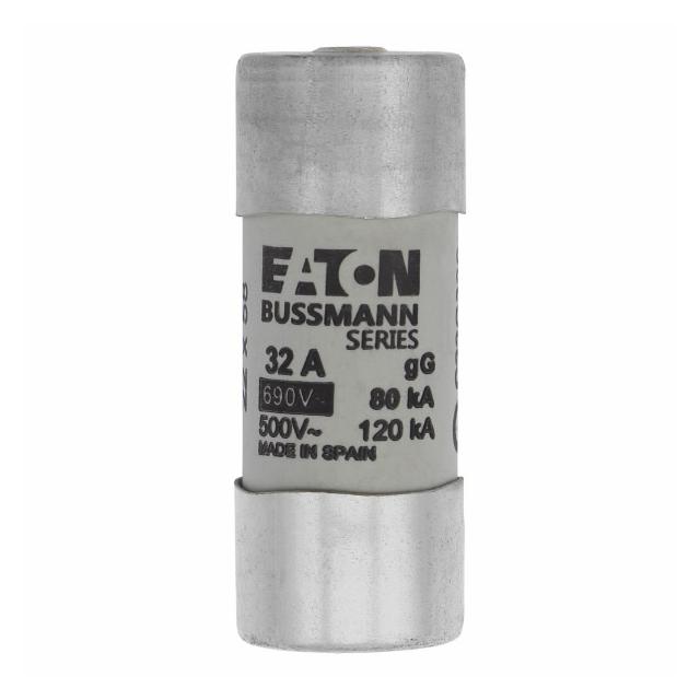 C22G32S Wkładka cylindryczna z wybijakiem 22x58 32A GG 690V AC C22G32S EATON