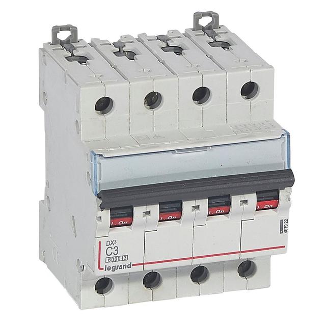 Wyłącznik Nadprądowy S 304 4P C3A 6kA DX3 407922 LEGRAND