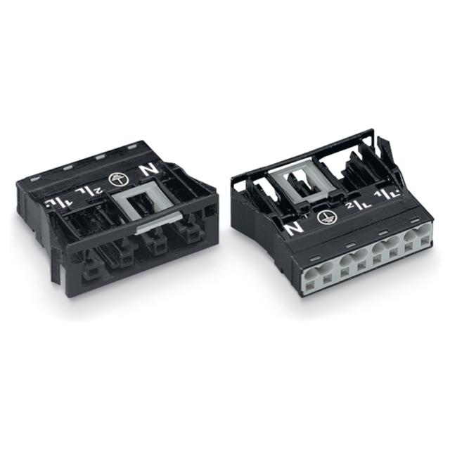 WINSTA gniazdo 4-torowe SnapIn czarne