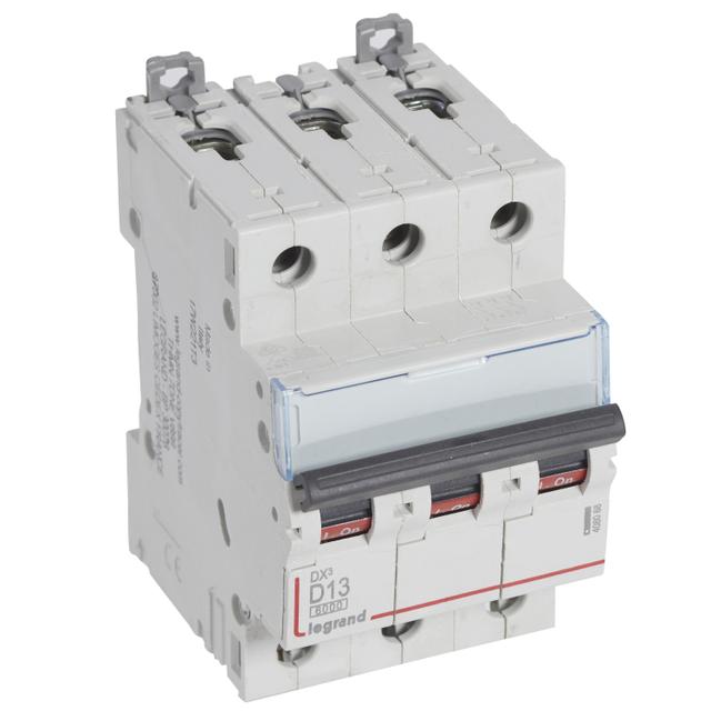 WYŁĄCZNIK NADPRĄDOWY S 303 3P D 13A 6000A SERII DX3, Legrand