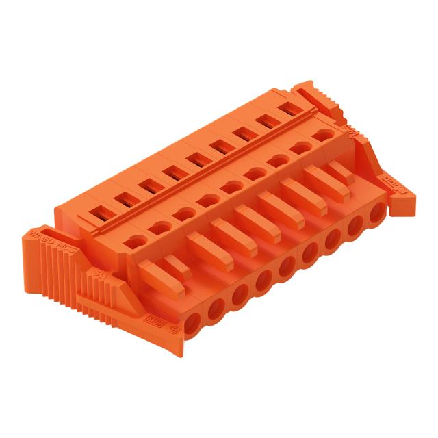 Gniazdo MCS-MIDI Classic 9-biegunowe pomarańczowe raster 5,08mm /25szt./ 231-309/037-000 WAGO