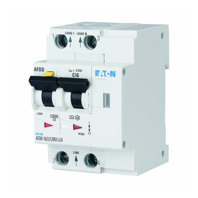 AFDD-32/2/B/003-F Przeciwpożarowy detektor iskrzenia In=32A I?n=0,03A char. B Typ F 2-bieg seri 1872