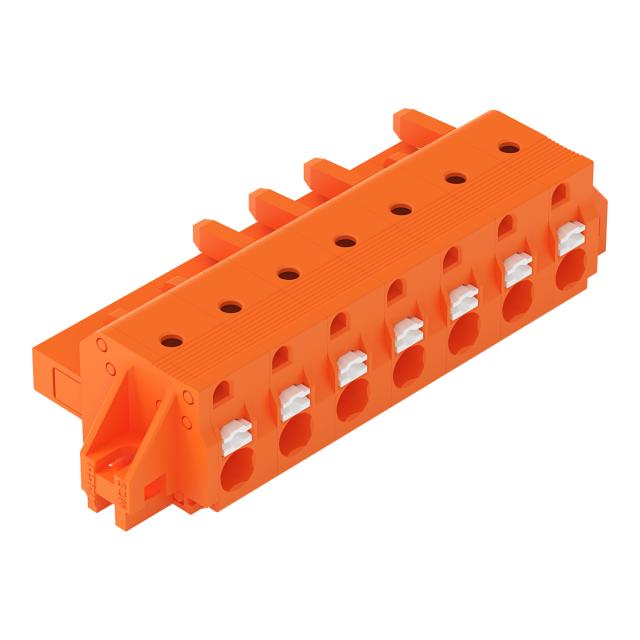 Gniazdo MCS-MIDI Classic 7-biegunowe pomarańczowe raster 7,62mm /25szt./ 2231-707/031-000 WAGO