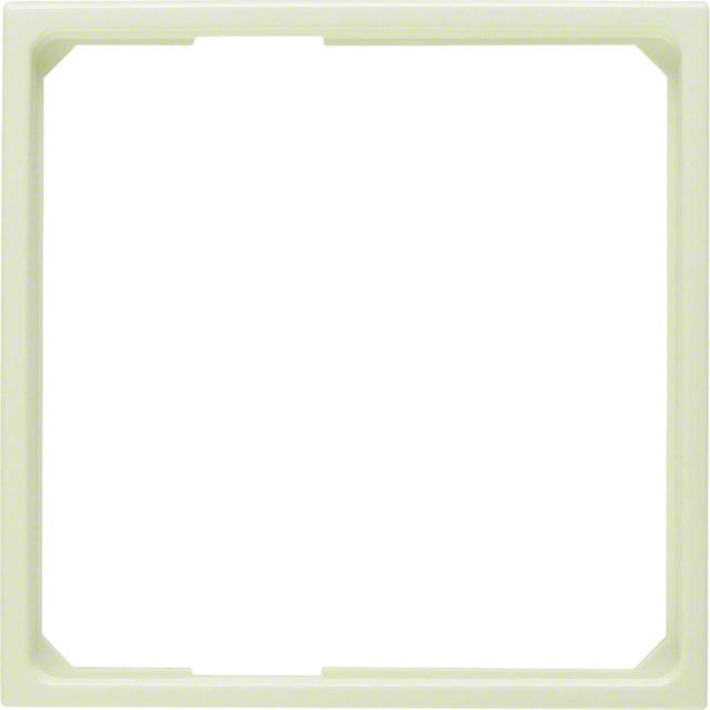 BERKER B.Kwadrat/S.1 Pierścień adaptacyjny do płytek czołowych 50x50mm krem 11099082 HAGER