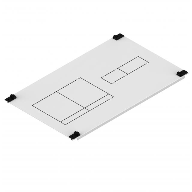 Osłona 2xHVL00/LTL00 i 10 mod. 550x300 CP 2.2-2 H00 M 001101477 ETI