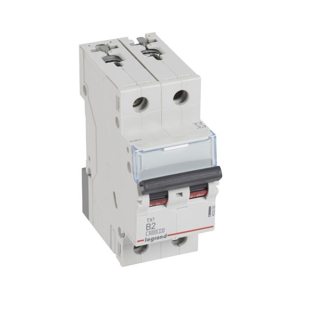 WYŁĄCZNIK NADPRĄDOWY S 302 2P B 2A 6000A SERII TX3, Legrand