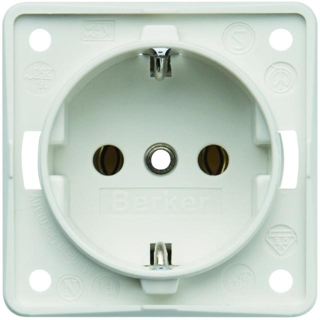 Integro Gniazdo SCHUKO biały 841852502 HAGER