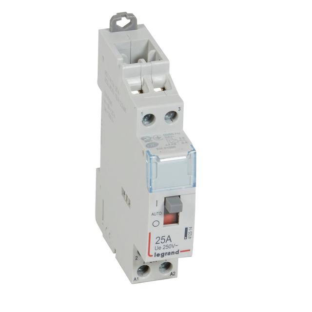 STYCZNIK MODUŁOWY SM 425 25A 24V 2NO Z MANIPULATOREM, Legrand