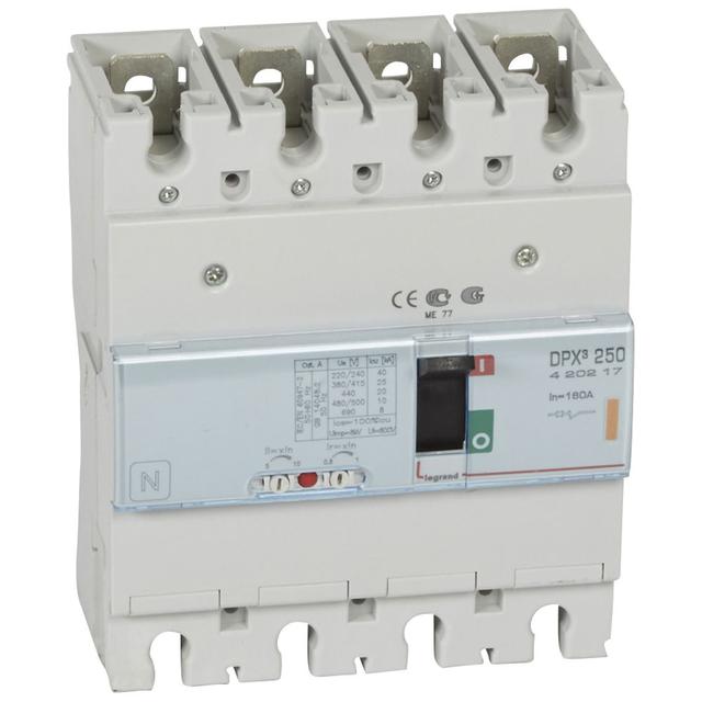 Wyłącznik DPX3 250 4P 160A 25Ka 420217 LEGRAND