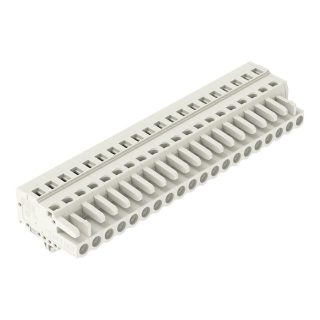 Gniazdo MCS‑MIDI Classic 20‑biegunowe jasnoszare raster 5mm 721‑120/008‑000 /10szt./ WAGO