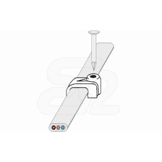 UGP 5X4 (100 szt./opak.) UCHWYT DO PRZEWODÓW E01UI-01040200201 ERGOM