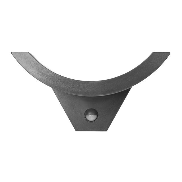 SPINEL LED 10W oprawa ogrodowa z czujnikiem ruchu 140 800lm IP54 4000K IK10 szara AD-OP-6119GLPMR4 O