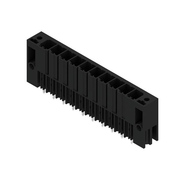 SV 7.62HP/10/180SF 3.5SN BK BX Wtyki PCB (złącza płyty), 7.62 mm, Liczba biegunów: 10, kąt odejścia: 180° /18szt./ 1930900000 WEIDMÜLLER