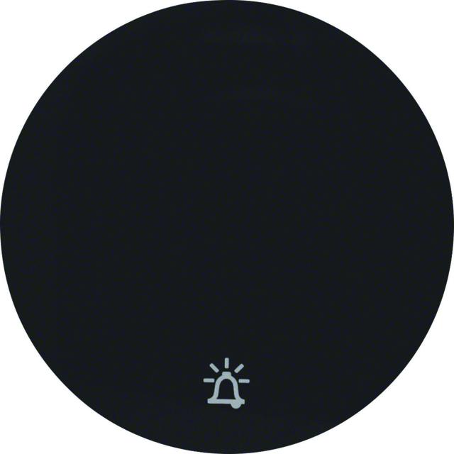 BERKER R.1/R.3 Klawisz nadrukowany symbol dzwonek do łącznika klaw. pojedyncza czarny 16202025 HAGER