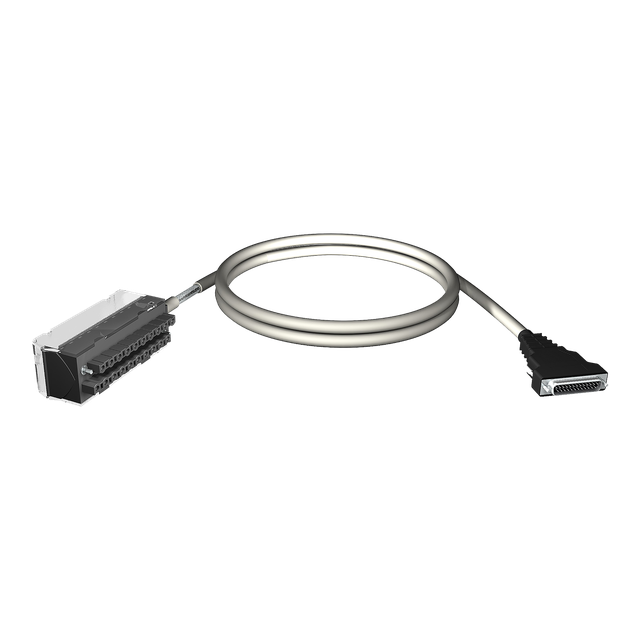 Modicon X80, zestaw kablowy, złącze 28 pin, złącze SUB D25, do modułów wejść/wyjść X80, 1.5 m