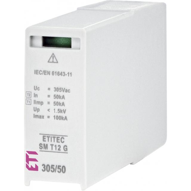 Moduł wymienny ogranicznika przepięć T1, T2 (B, C) - bez prądu upływu MOD.TEC SM T12 305/50 G 002440553 ETI