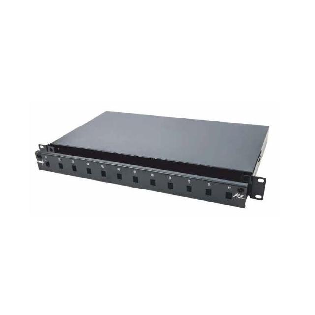 Panel 19'' 2U z frontem 48xSC simplex/LC duplex/E2000, light version