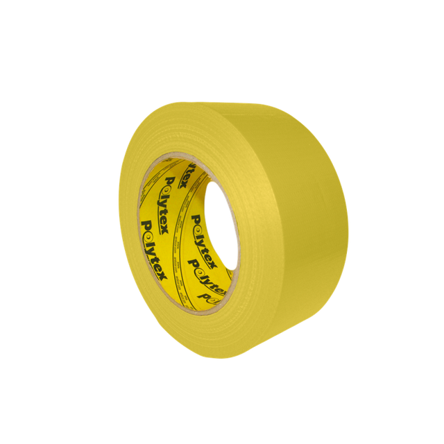 POLYTEX 118 profesjonalna taśma o różnorodnym zastosowaniu gr 0,25 mm x 48 mm x 9 m żółta