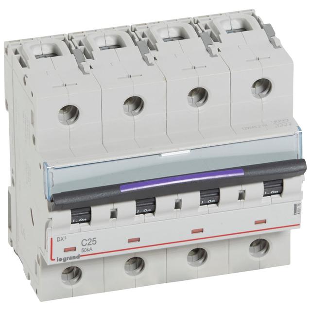 Wyłącznik Nadprądowy S324 C25 4P 25A 50Ka DX3 410176 LEGRAND