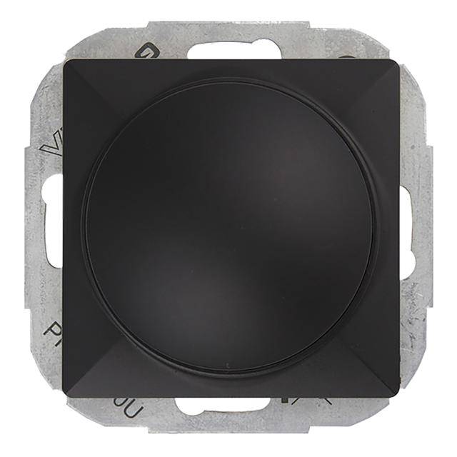 Ściemniacz obrotowy LED Pearl, 230V, 50Hz, Pmin:3W, Pmax:35W, SO-1P/LED, czarny