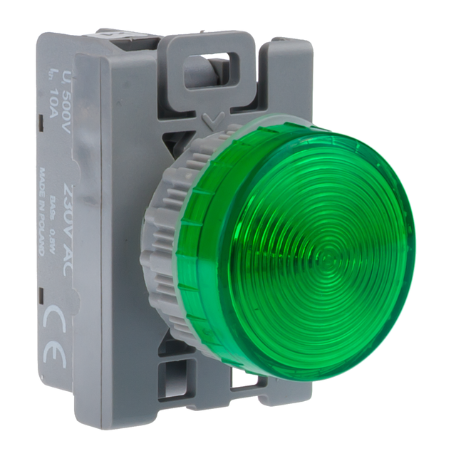 LAMPKA SYGN. ZIELONA 24V LED BA9S STANDARD