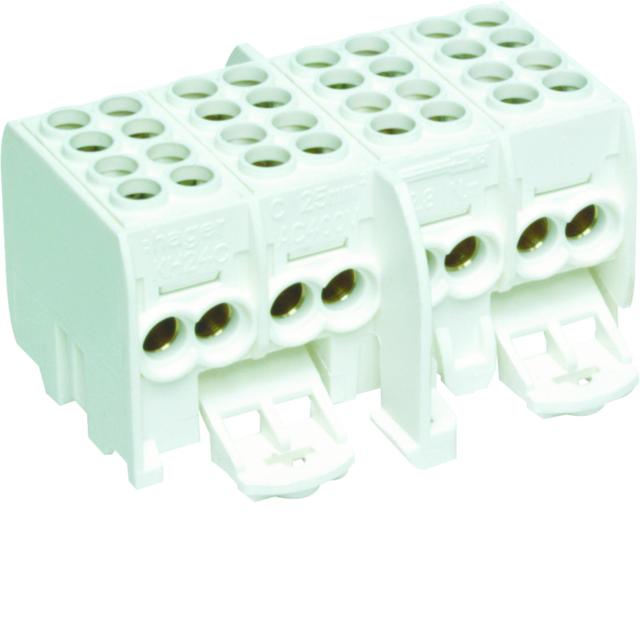 Zaciski rozgałęźne 4-polowe 2x25/2x16mm2 KH24C HAGER
