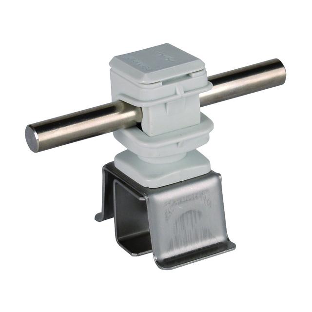 Wspornik ZIEGELsnap, stal nierdzewna NIRO/ tworzywo, szary