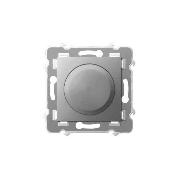 SZAFIR Ściemniacz uniwersalny do obciążenia żarowego, halogenowego oraz LED - kolor srebro