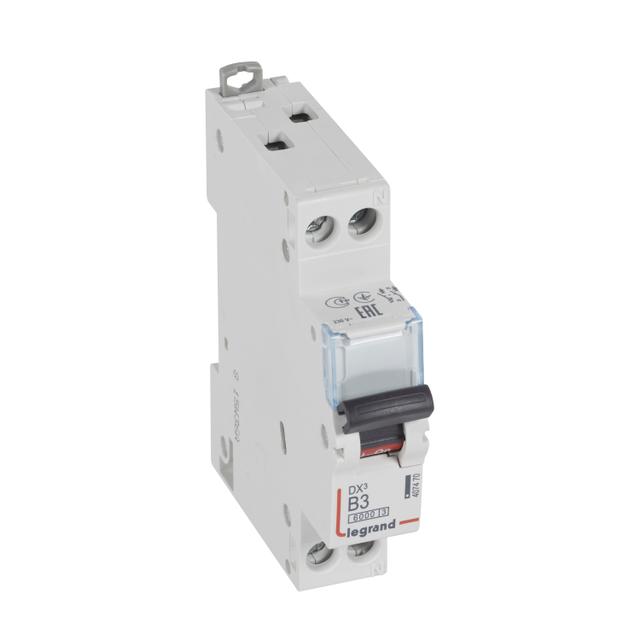 WYŁĄCZNIK NADPRĄDOWY S 301N 1P+N B 3 6000A SERII DX3, Legrand