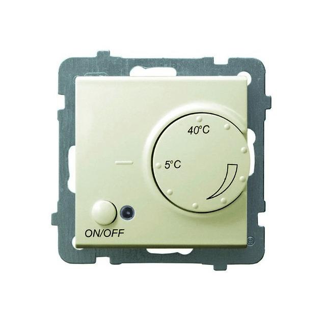 AS Regulator temperatury z czujnikiem napowietrznym kolor ecru RTP-1GN/m/27 OSPEL