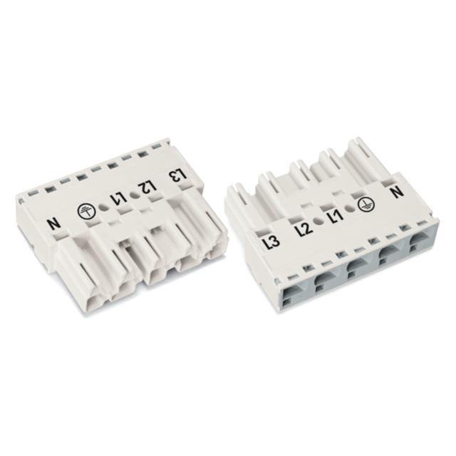 WINSTA wtyk 5-torowy biały