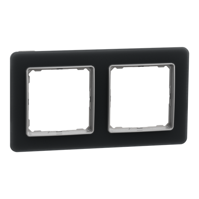 Sedna Design & Elements Ramka podwójna szkło przydymione efekt szkła SDD362802 Schneider