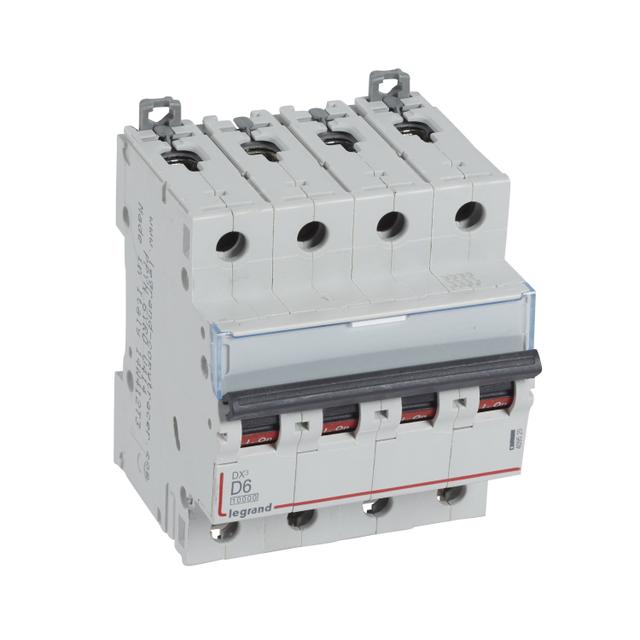 Wyłącznik Nadprądowy 4P D6A 10Ka S314 DX3 409529 LEGRAND