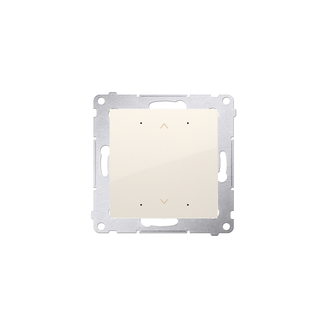 Simon 54 Lokalny sterownik roletowy z automatyczną kalibracją i programowalną pozycją ulubioną kremo