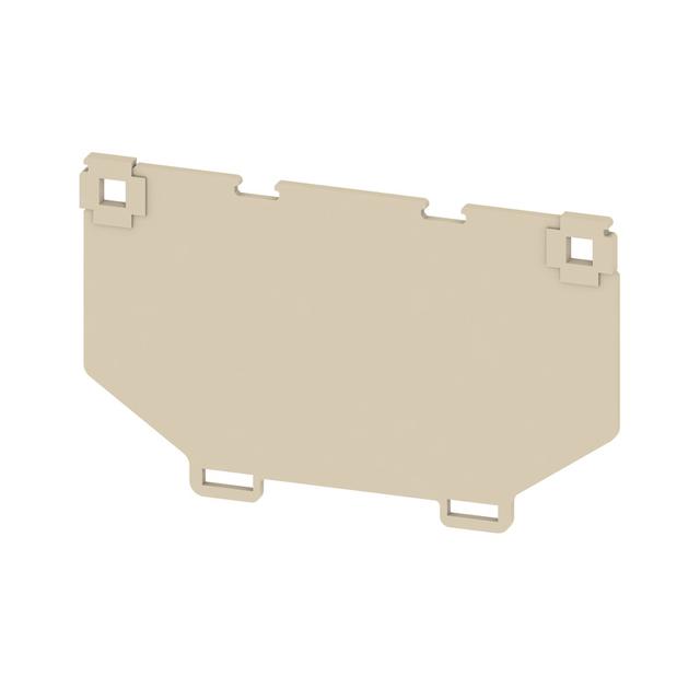 WTW WF8 Płyta separacyjna (terminal), Płyta zamykająca i pośrednia, 109.8 mm x 66.95 mm, Ciemnobeżowy /20szt./ 1780900000 WEIDMÜLLER