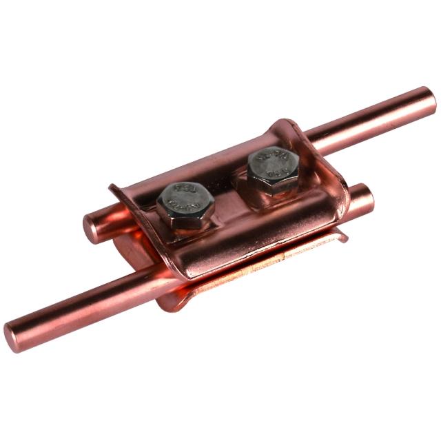 Zacisk równoległy do drutu 7-10 mm, 2xM8, Cu
