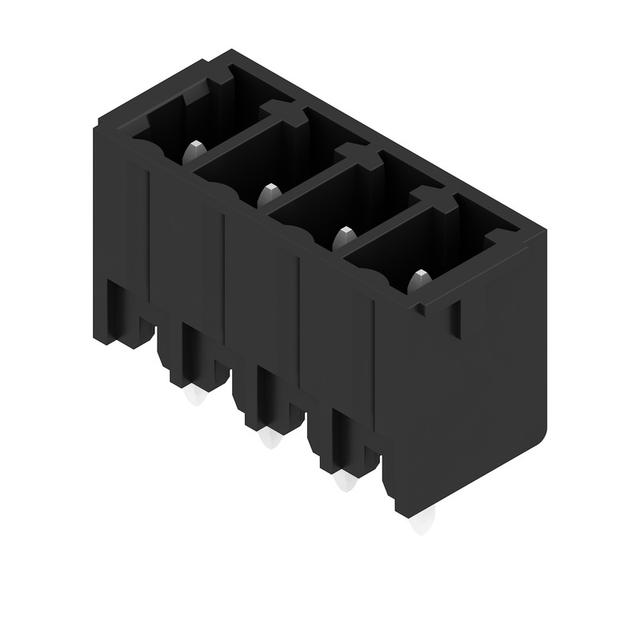 SC 3.81/04/180G 3.2SN BK BX Wtyki PCB (złącza płyty), 3.81 mm, Liczba biegunów: 4, kąt odejścia: 180° /50szt./ 1793540000 WEIDMÜLLER