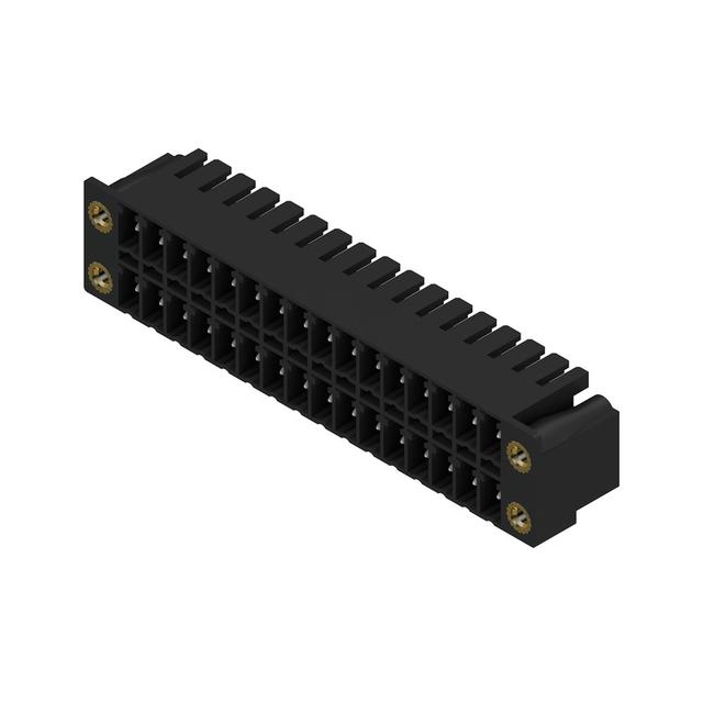 SCDN 3.81/32/90F 3.2SN BK BX Wtyki PCB (złącza płyty), 3.81 mm, Liczba biegunów: 32, kąt odejścia: 90° /20szt./ 1041480000 WEIDMÜLLER