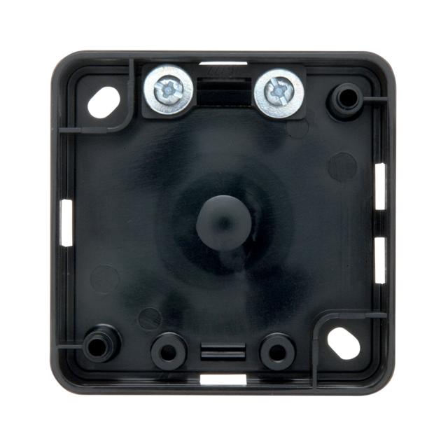 Integro Puszka natynkowa 1-krotna płaska, czarny, połysk